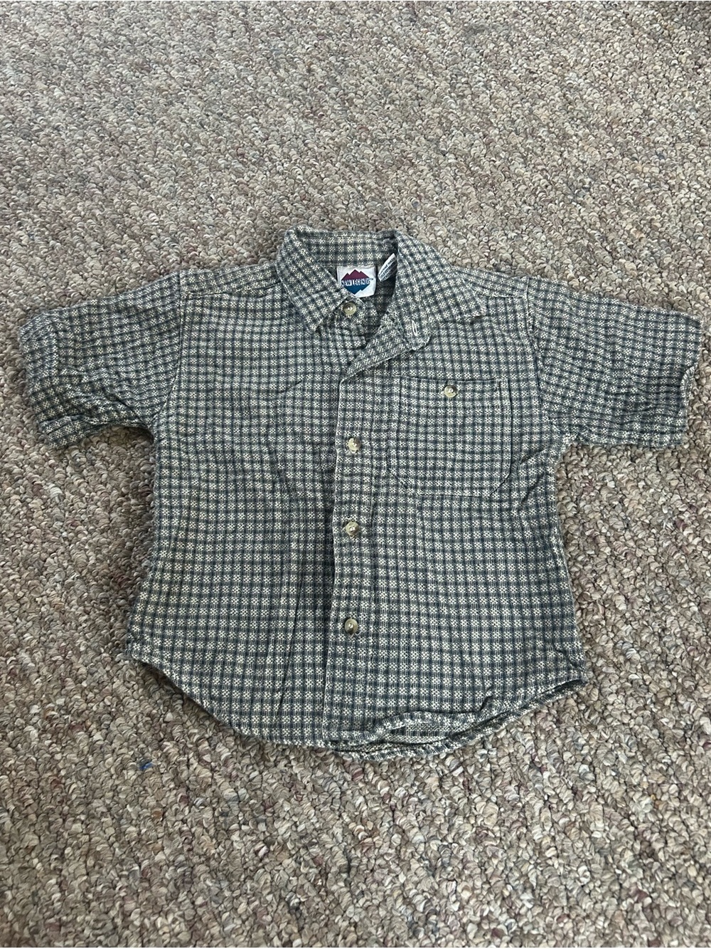 Vintage 90s New Legends Kids Plaid Short Sleeve Button Down Shirt